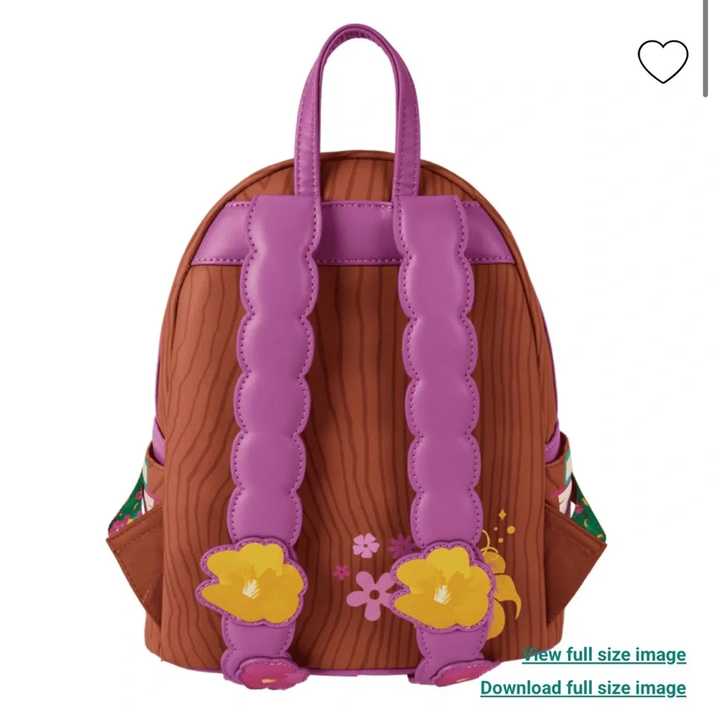 Loungefly Tangled Rapunzel Exclusive Books Mini Backpack & Wallet Set - Picture 7 of 15